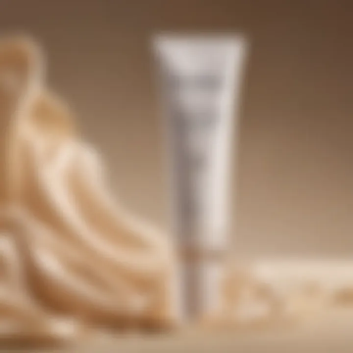 Acnelyse cream tube on a natural background