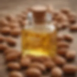 Nourishing almond oil for hair growth