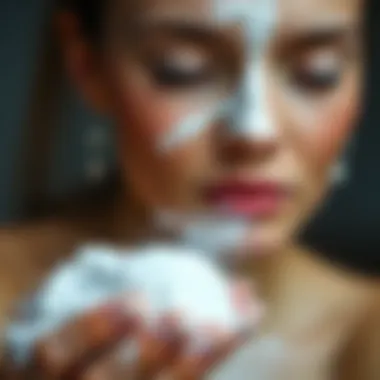 Baby powder application