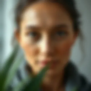 Before and after skin whitening treatment