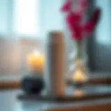 A sleek bottle of deodorant with a minimalist design