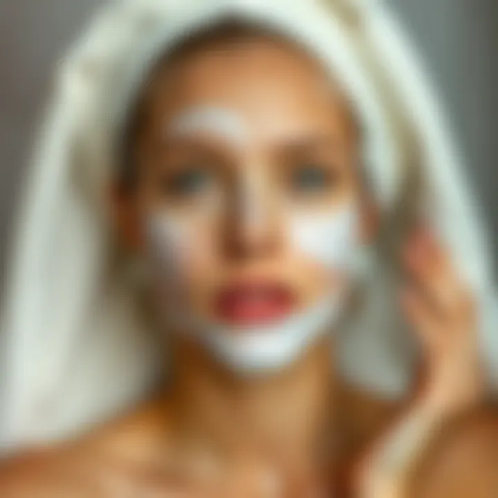 A glowing skin after a cleansing ritual with white soap.