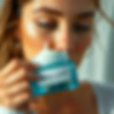 Long-term skincare routine with blemish cream