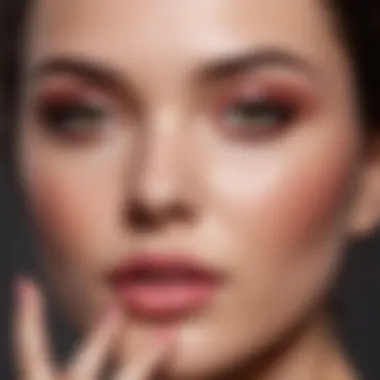 Application techniques for nail polish blush