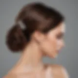 Elegant chignon hairstyle inspired by celebrities