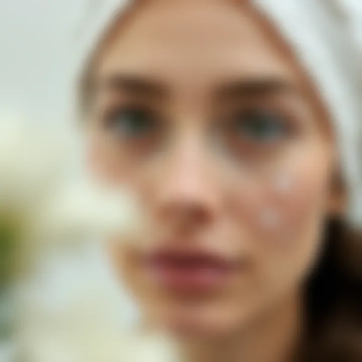 Application techniques for facial oils