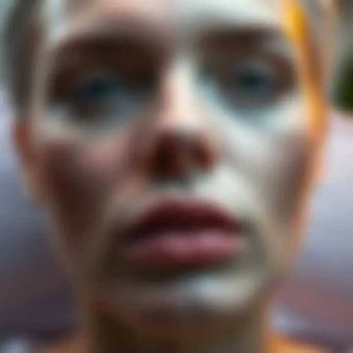 Before and after skin treatment results