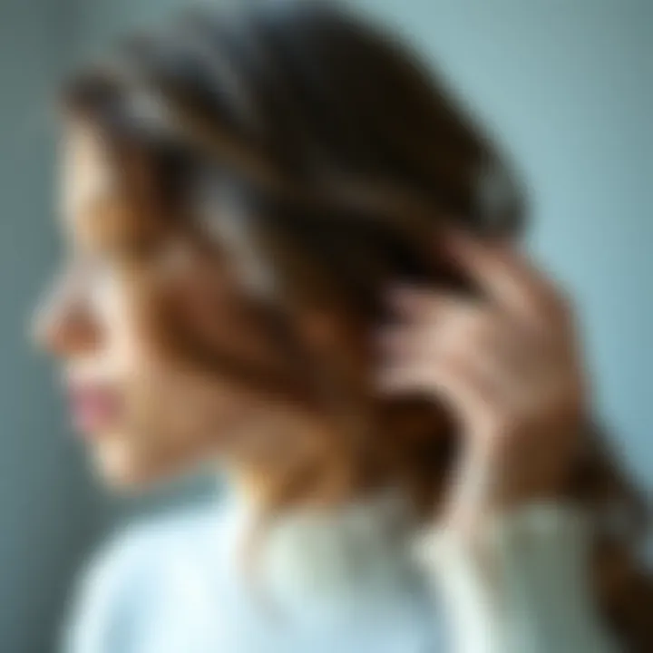 Graphical depiction of hair and nail health supported by collagen