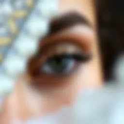 Elegant eye makeup application techniques