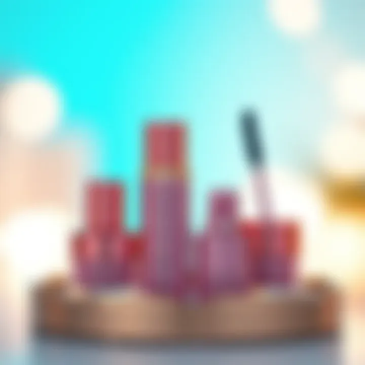 Visual representation of eyelash care products