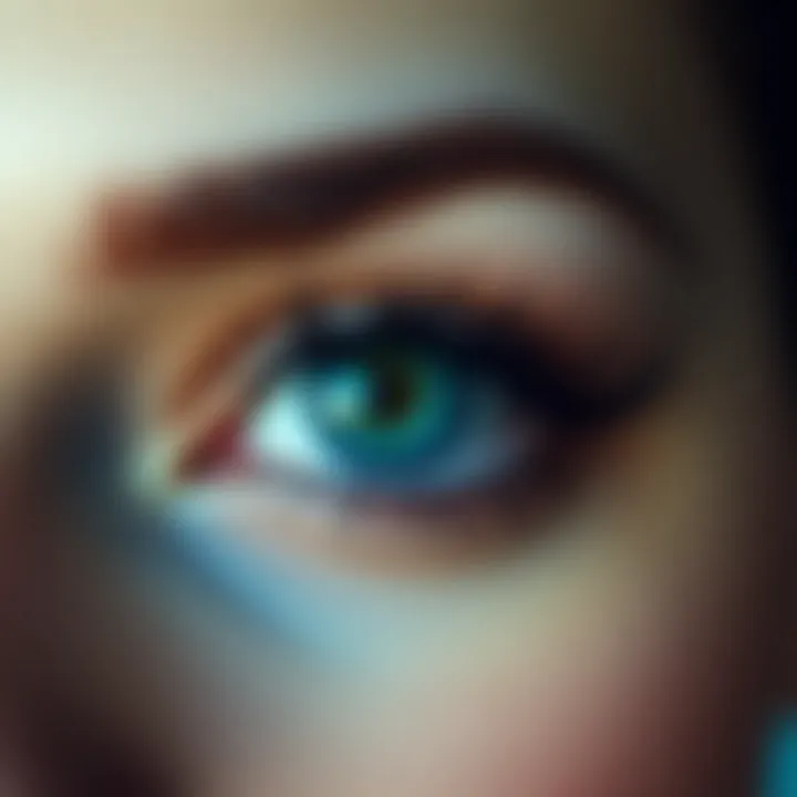 Illustration depicting common causes of eyelash loss