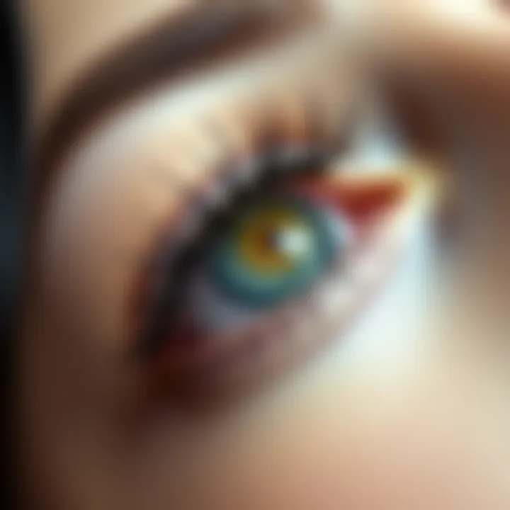 Infographic on medical treatments for eyelash regrowth