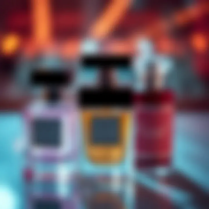 Visual representation of the intensity levels in EDT and EDP