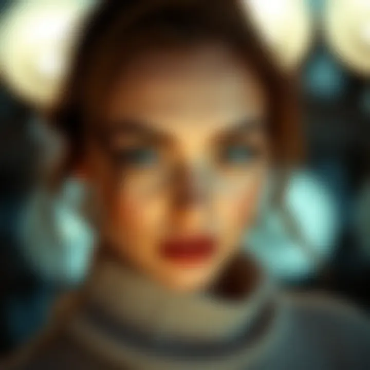 An artistic representation of different shades of hazel in various lighting.