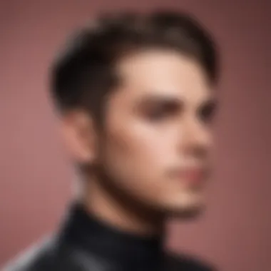 Modern Haircut Techniques A stylish haircut showcasing modern techniques and grooming.