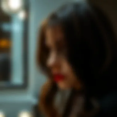 Damaged hair due to flat iron misuse