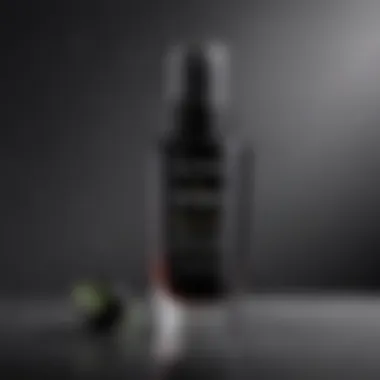 Garnier Black Serum - Elegance in Skin Care Detailed view of Garnier Black Serum bottle with a soft-focus background