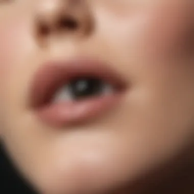 The Silky Texture of Garnier Black Serum Close-up of the texture of the Garnier Black Serum applied on skin