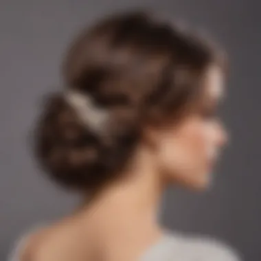 Chic updo hairstyle perfect for formal events