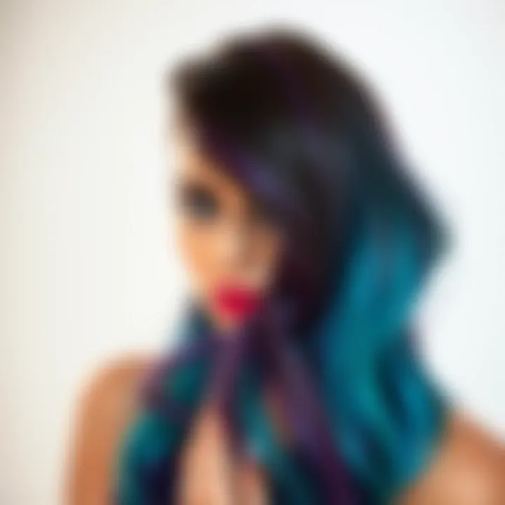 A vibrant color wheel showcasing various hair dye shades.