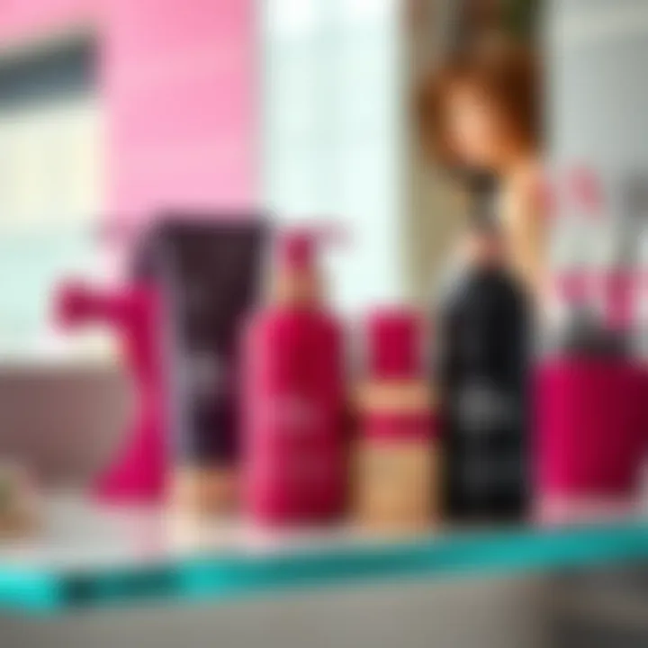 Hair care products for maintaining layered hairstyles