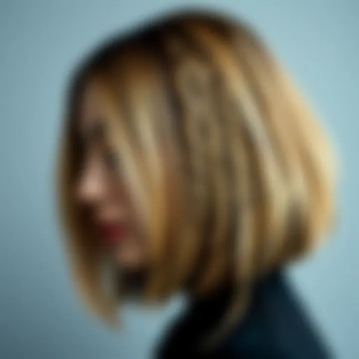 Creative braided looks combining colors and textures