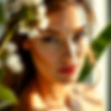 Radiant skin achieved through highlighter application