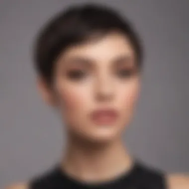 Confident Pixie Style Bold pixie cut demonstrating confidence and style.