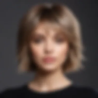 Volume Boosting Layered Cut Chic layered haircut providing volume and texture.