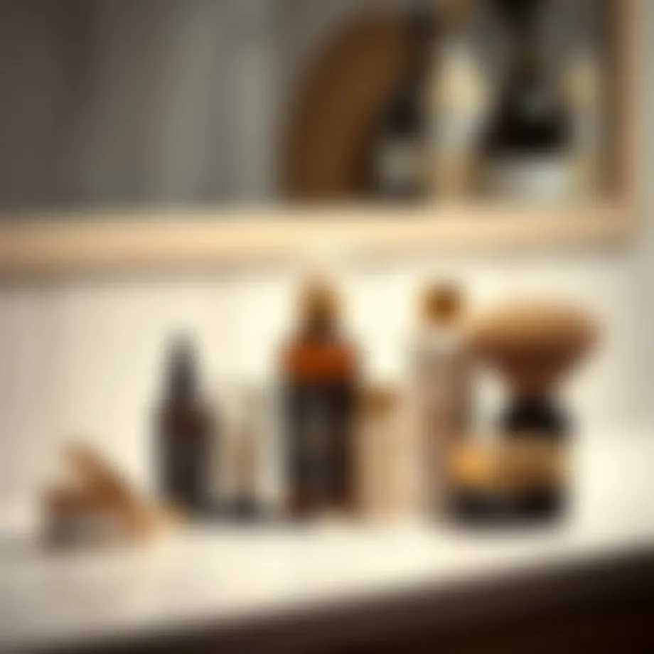 Stylish hair grooming essentials for maintaining long hair.