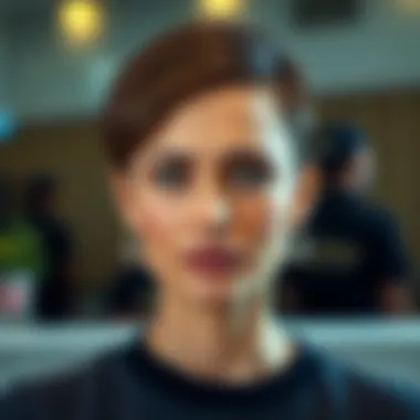 Sleek short hair design for a professional setting