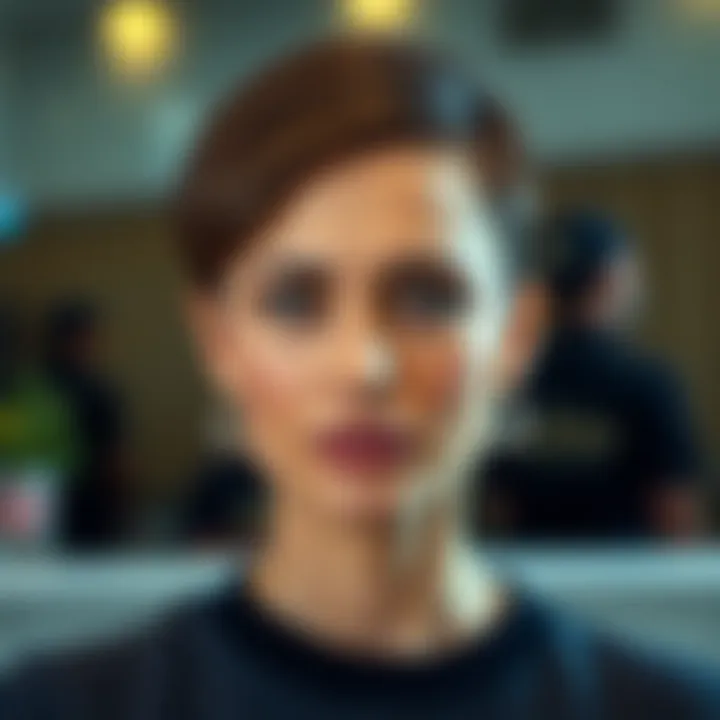 Sleek short hair design for a professional setting