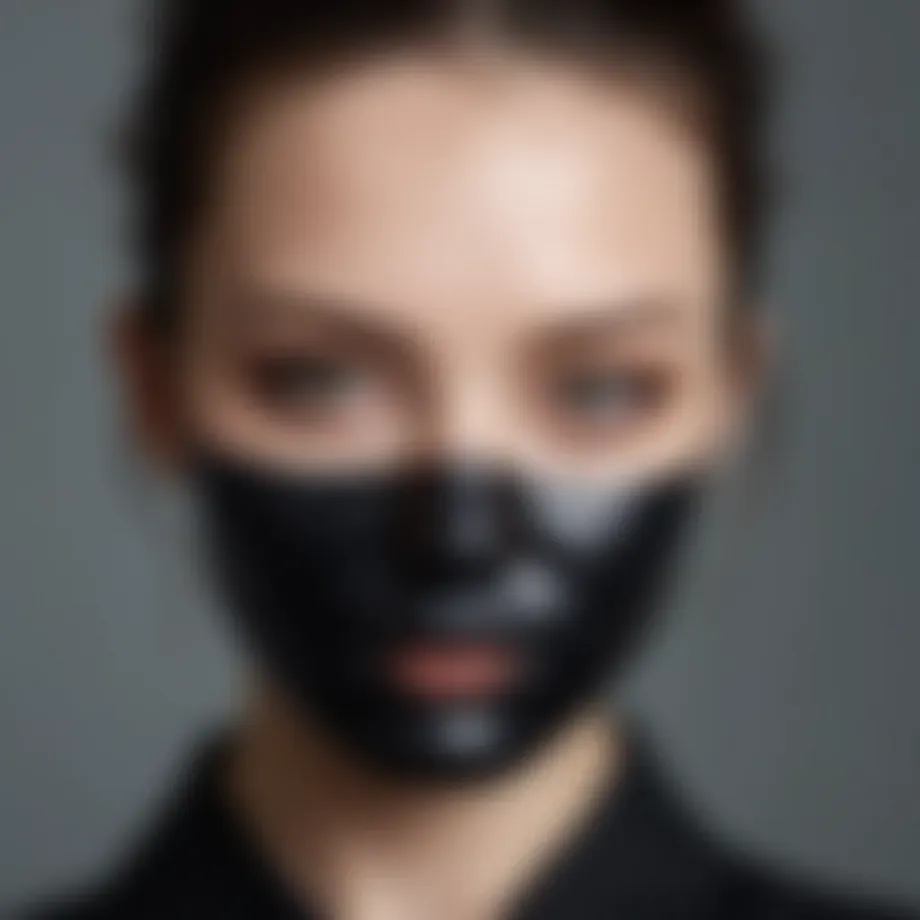 The impact of black masks on skin health