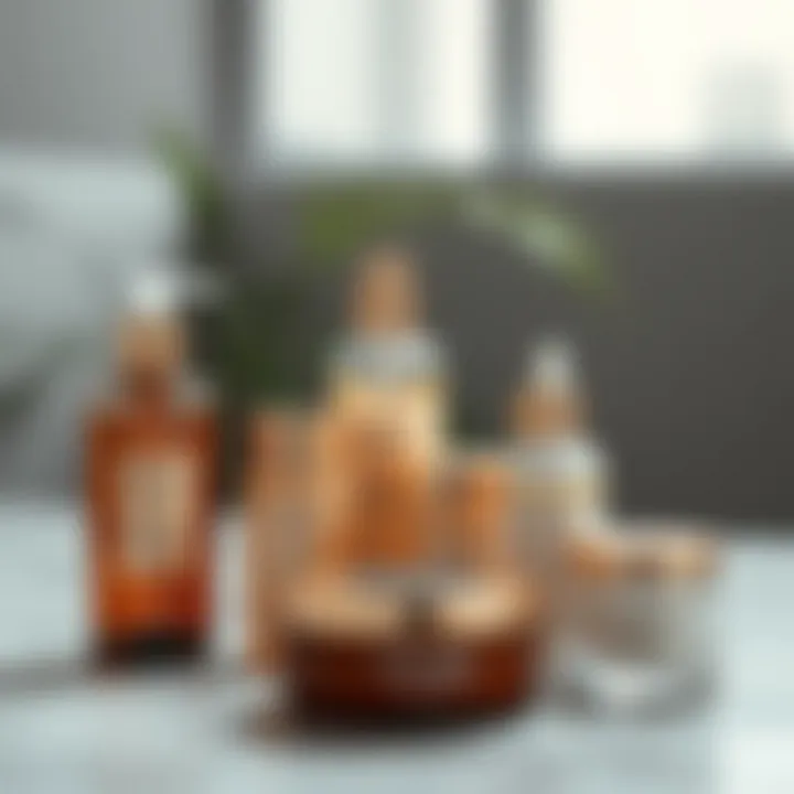 A stylish hair care set designed for maintaining caramel hair color.