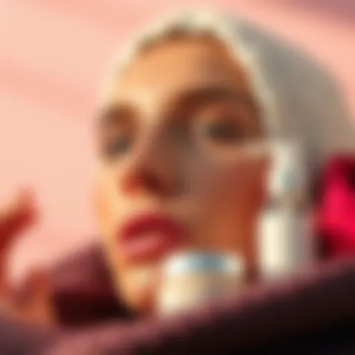 Soothing skincare products for sunburned skin