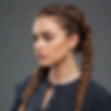 Chic braid hairstyle for long hair