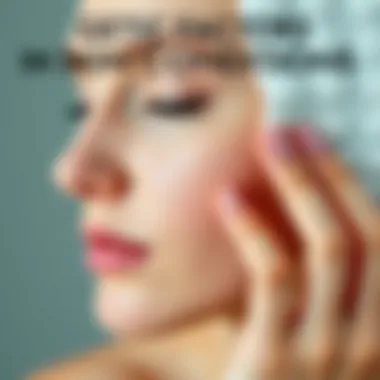 Infographic on genetic factors related to skin conditions