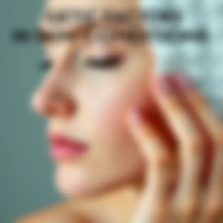 Infographic on genetic factors related to skin conditions